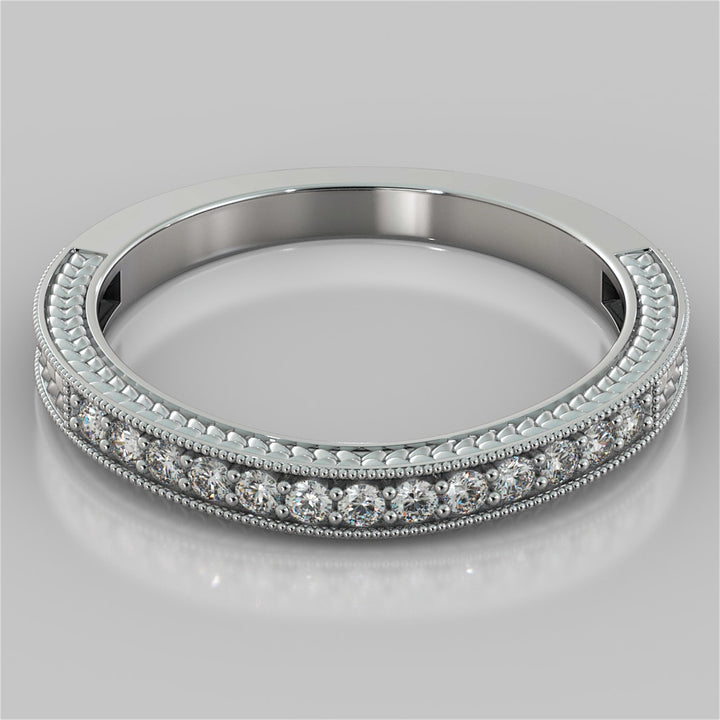 2.0CT Asscher Cut Lab Grown Diamond Vintage-Style Engagement Ring