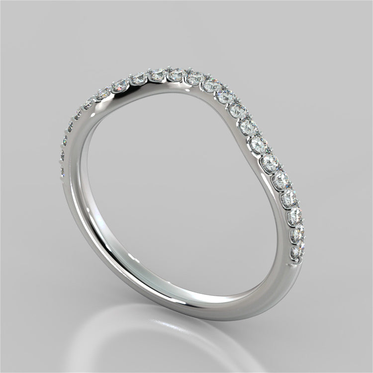 Oval Cut Three-Stone Engagement Ring With Accents