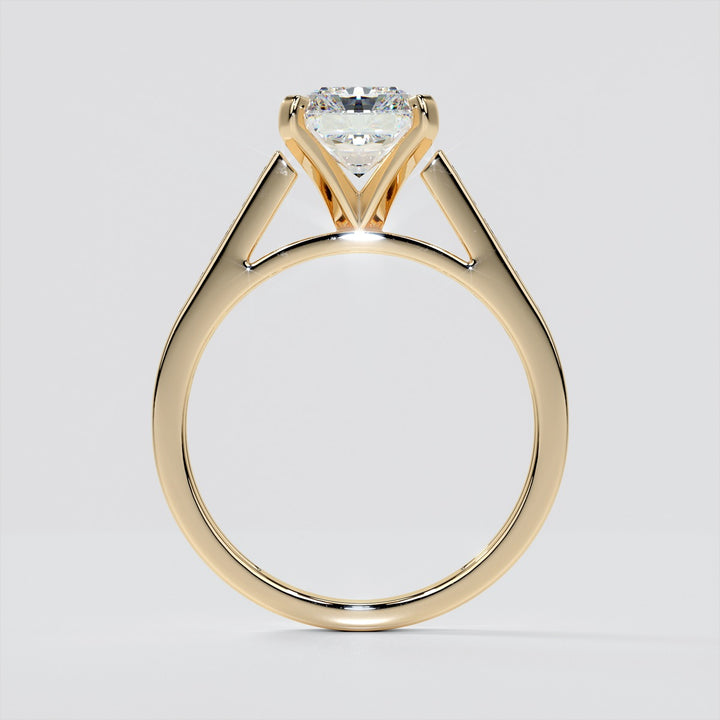 Radiant Cut Channel Baguettes Wedding Set