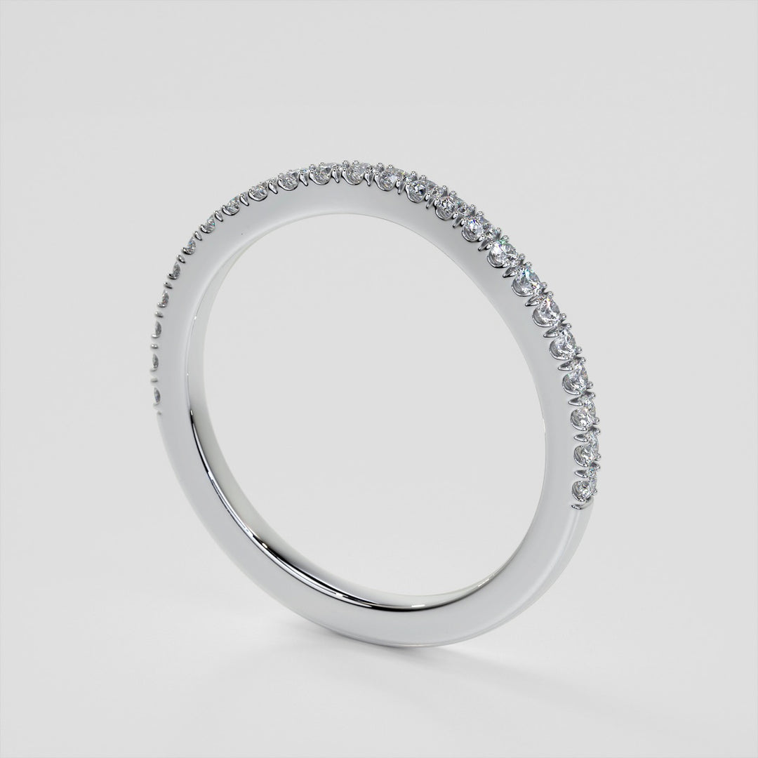 Pear Cut Halo Engagement Ring With Accents