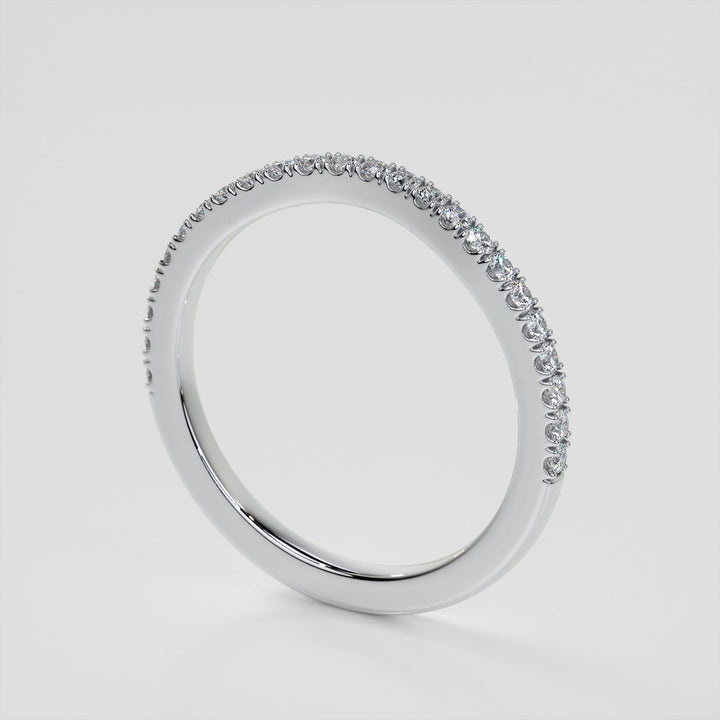 Pear Cut Halo Engagement Ring With Accents