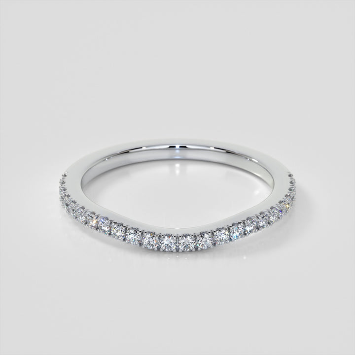 Pear Cut Halo Engagement Ring With Accents