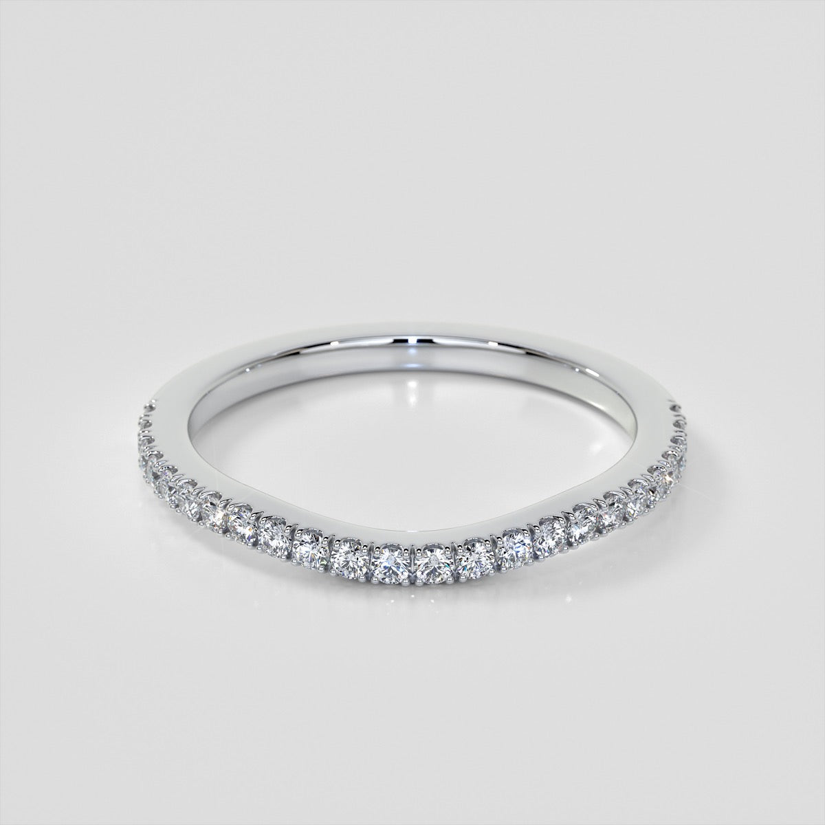 Round Cut Halo Trio Wedding Set With Accents