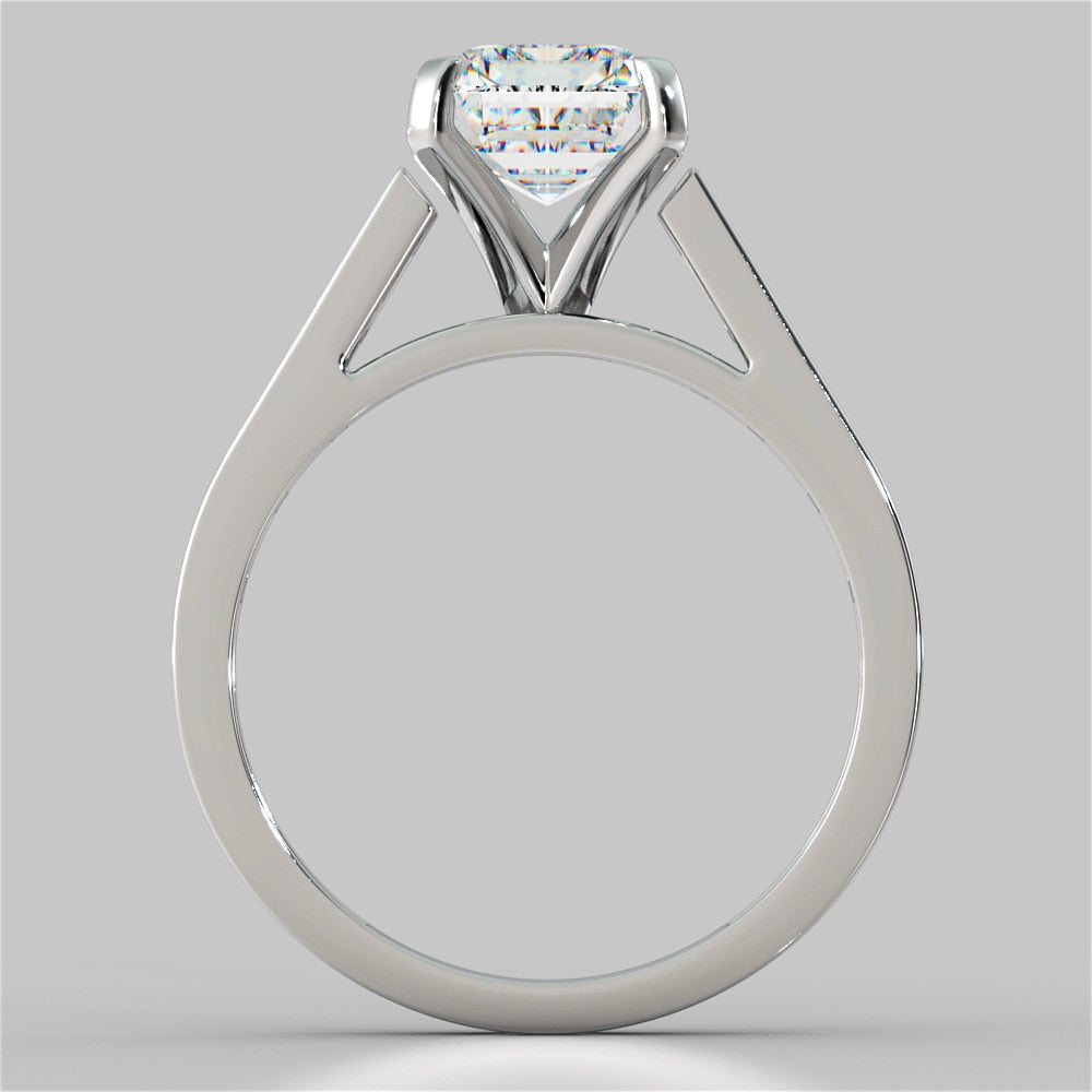 Emerald Baguettes Wedding Set