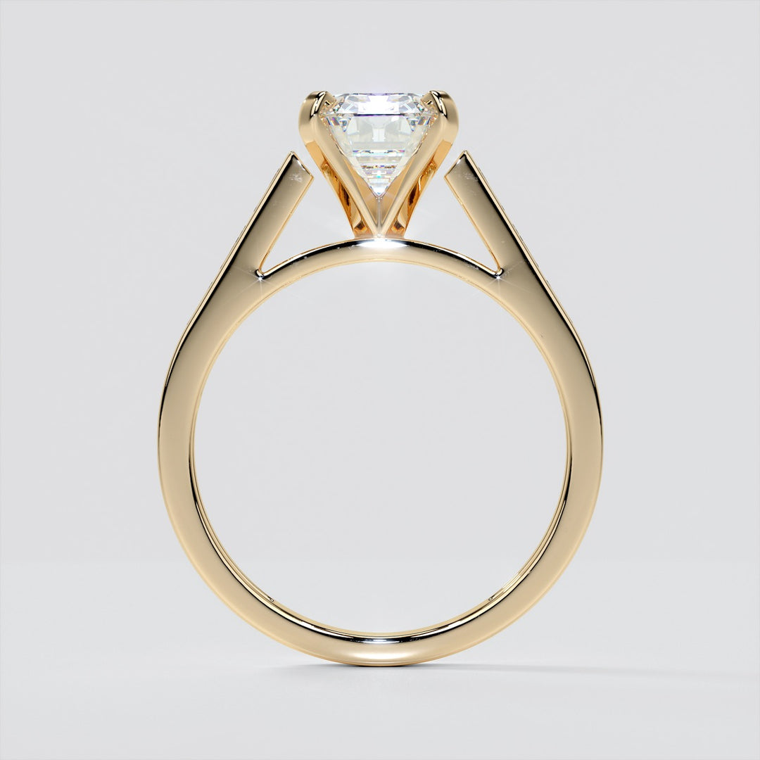 Emerald Baguettes Wedding Set