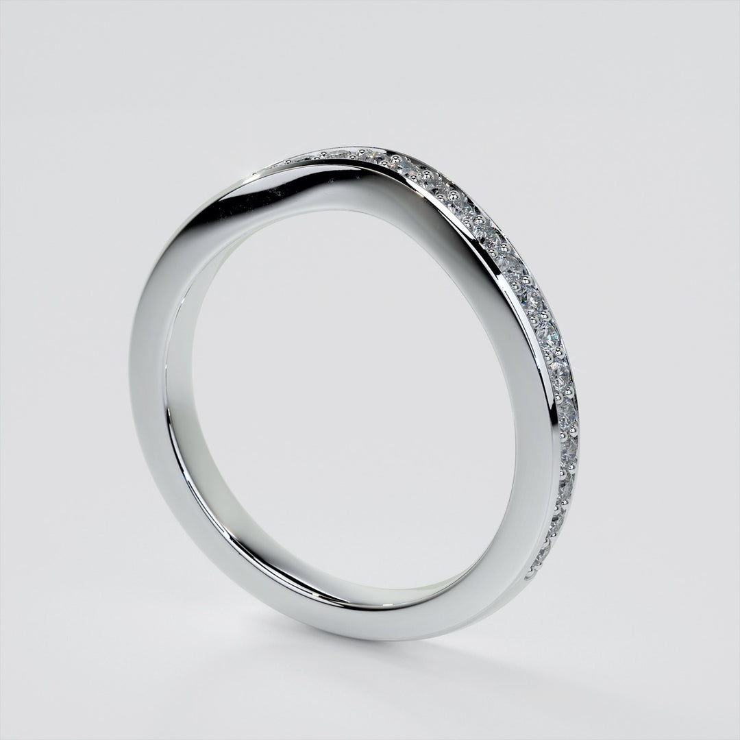 1.5Ct Radiant Cut Lab Grown Diamond VVS Clarity | F-Color Engagement Ring in 18K White Gold