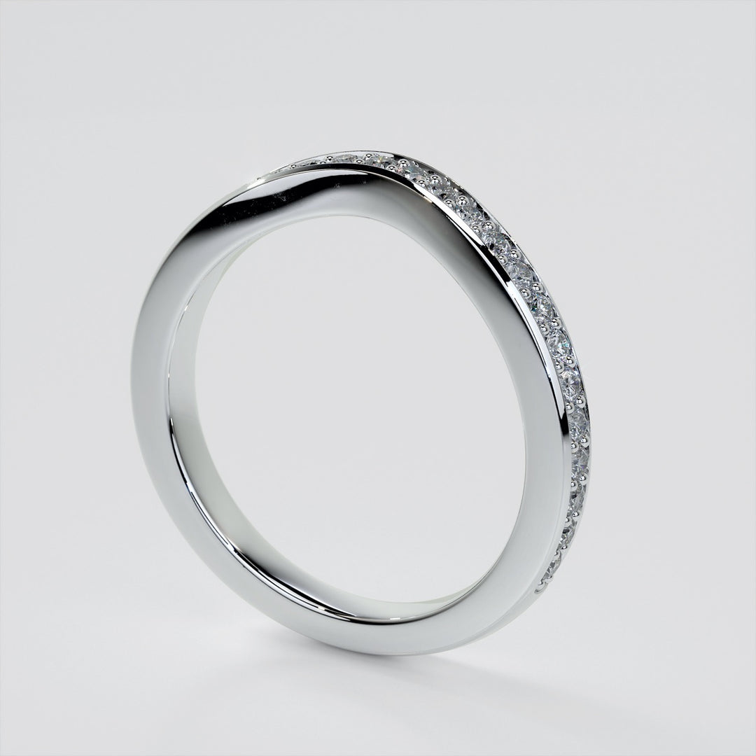 1.5Ct Heat Cut Lab Grown Diamond VVS Clarity | F-Color Engagement Ring in 18K White Gold