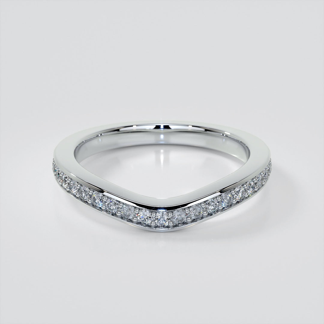 1.5Ct Heat Cut Lab Grown Diamond VVS Clarity | F-Color Engagement Ring in 18K White Gold