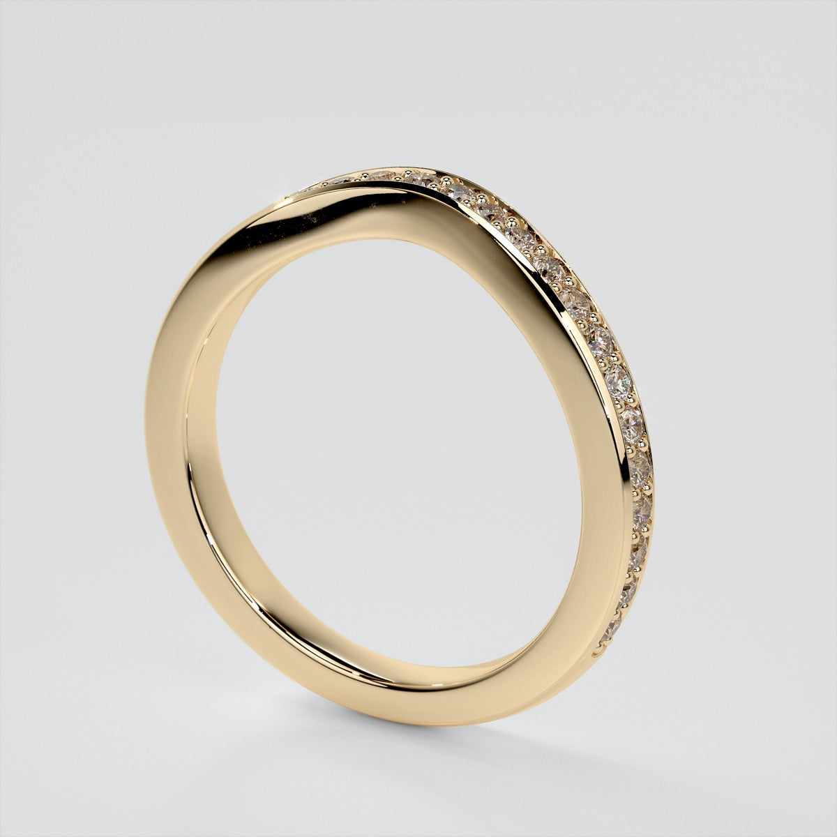 1.5Ct Heat Cut Lab Grown Diamond VVS Clarity | F-Color Engagement Ring in 18K White Gold
