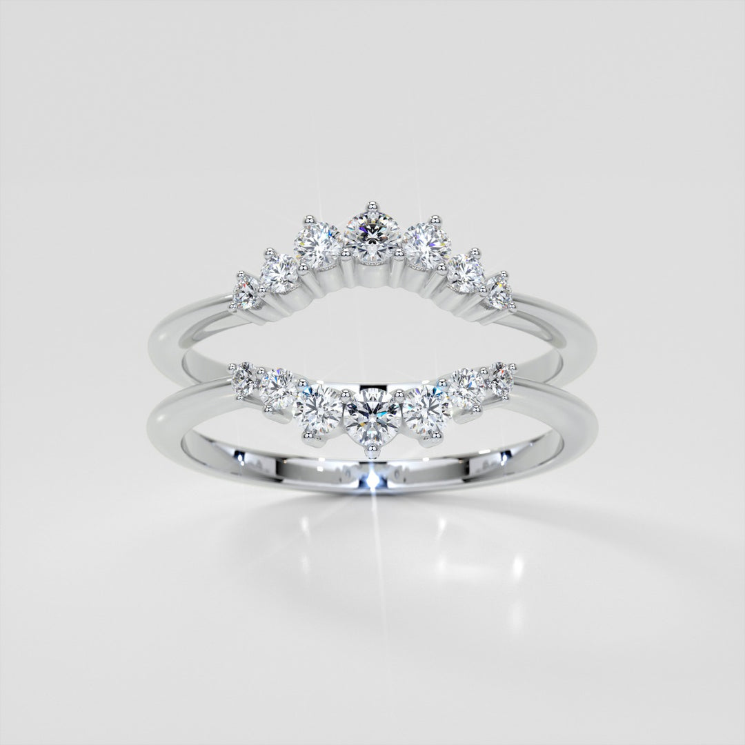 Soft Elegance Band Set With Lab Grown Diamonds