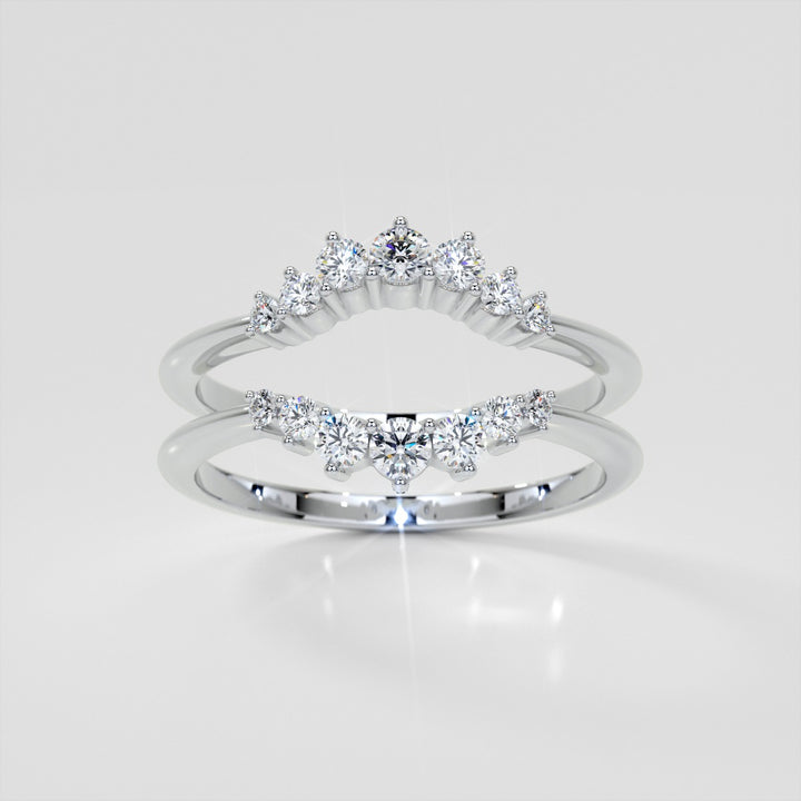 Soft Elegance Band Set With Lab Grown Diamonds