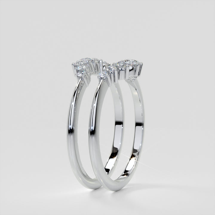 Soft Elegance Band Set With Lab Grown Diamonds