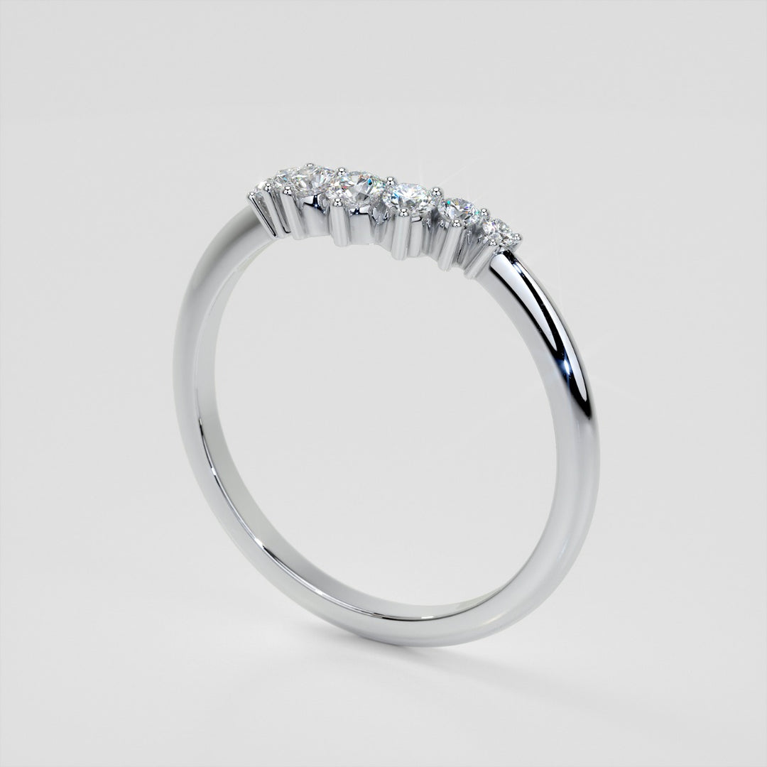 Soft Elegance Band Set With Lab Grown Diamonds