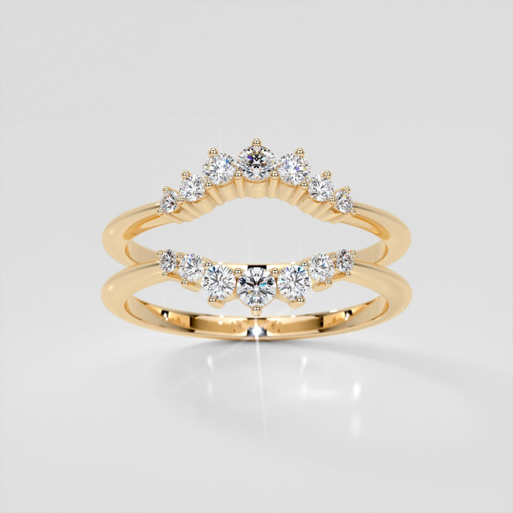 Soft Elegance Band Set With Lab Grown Diamonds