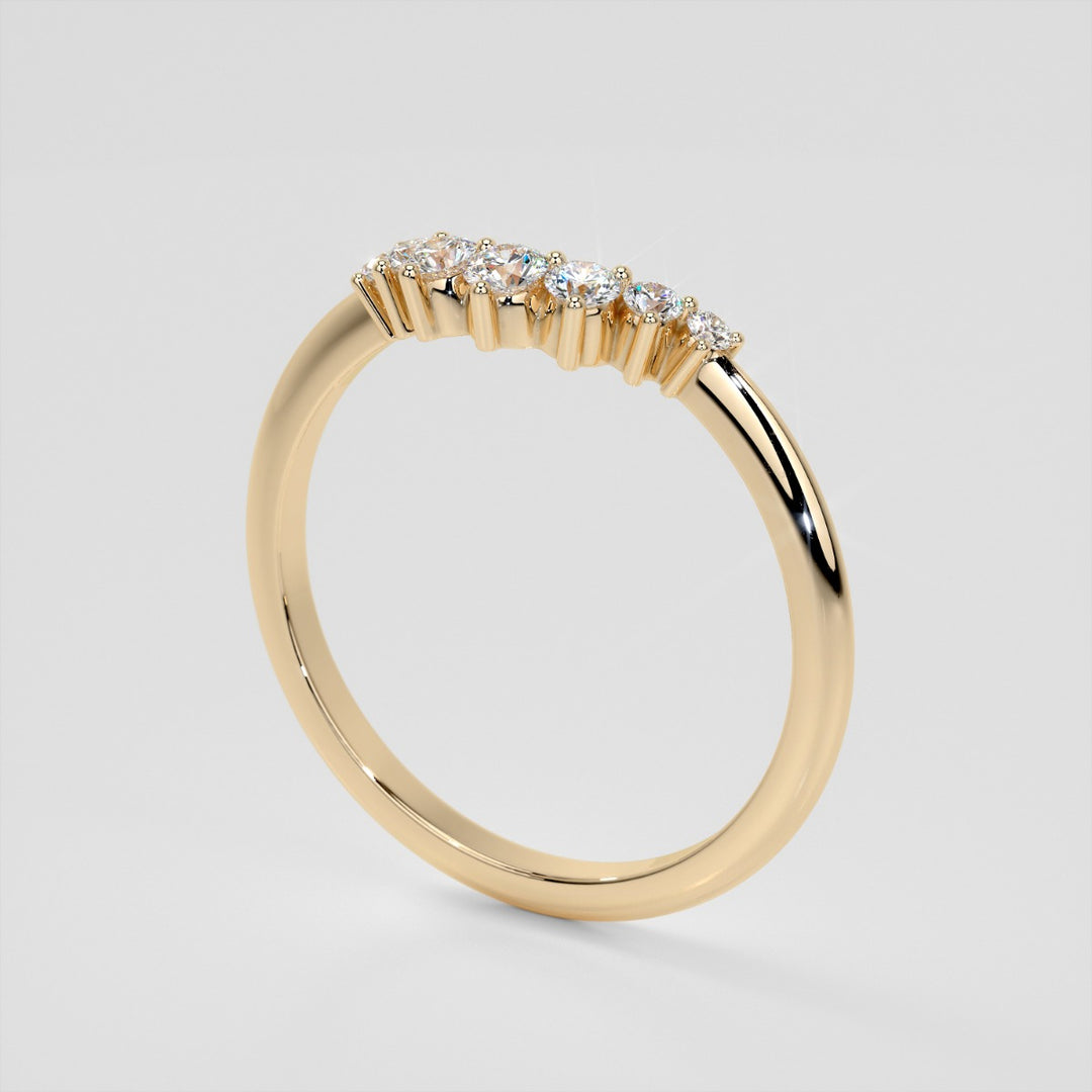 Soft Elegance Band Set With Lab Grown Diamonds