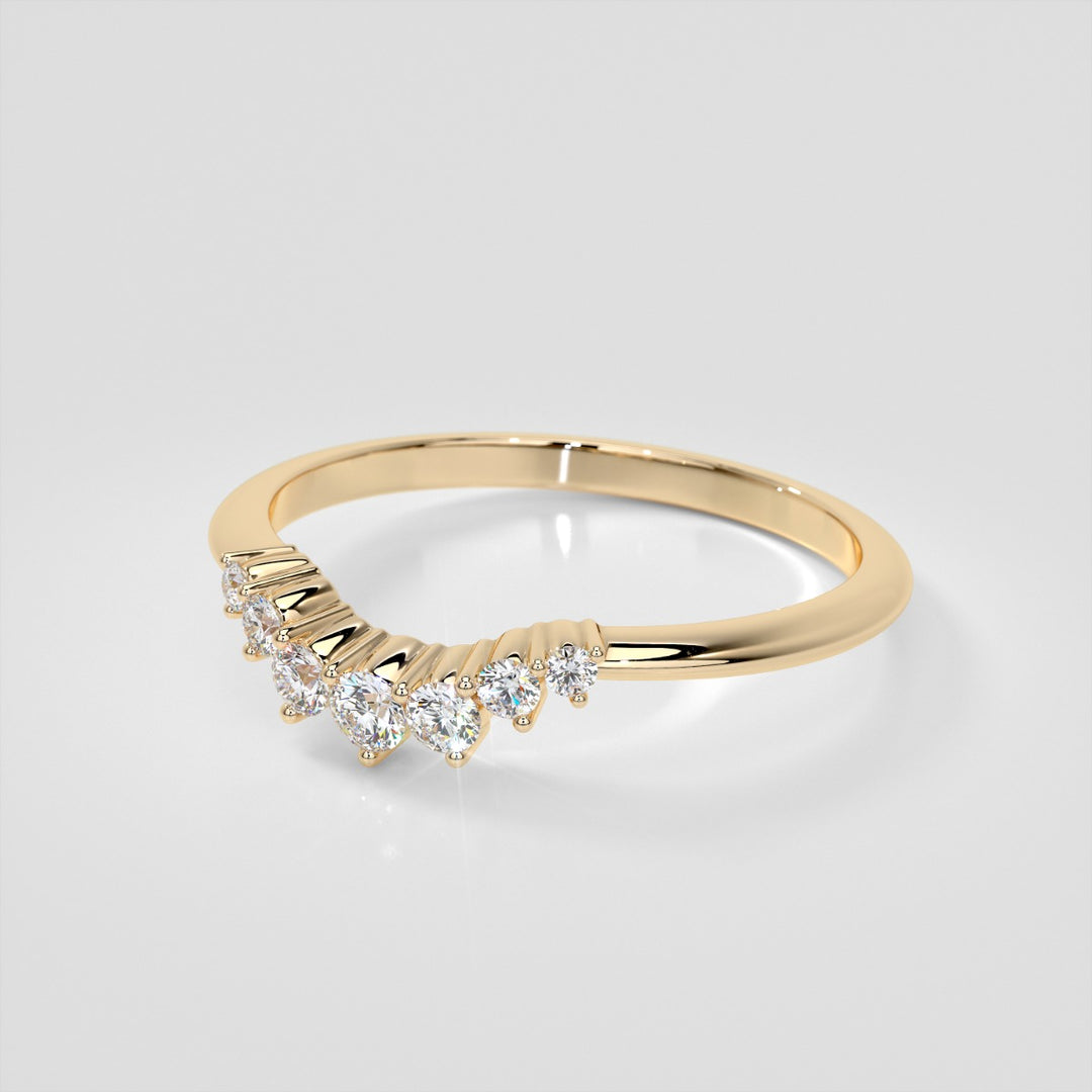 Soft Elegance Band Set With Lab Grown Diamonds