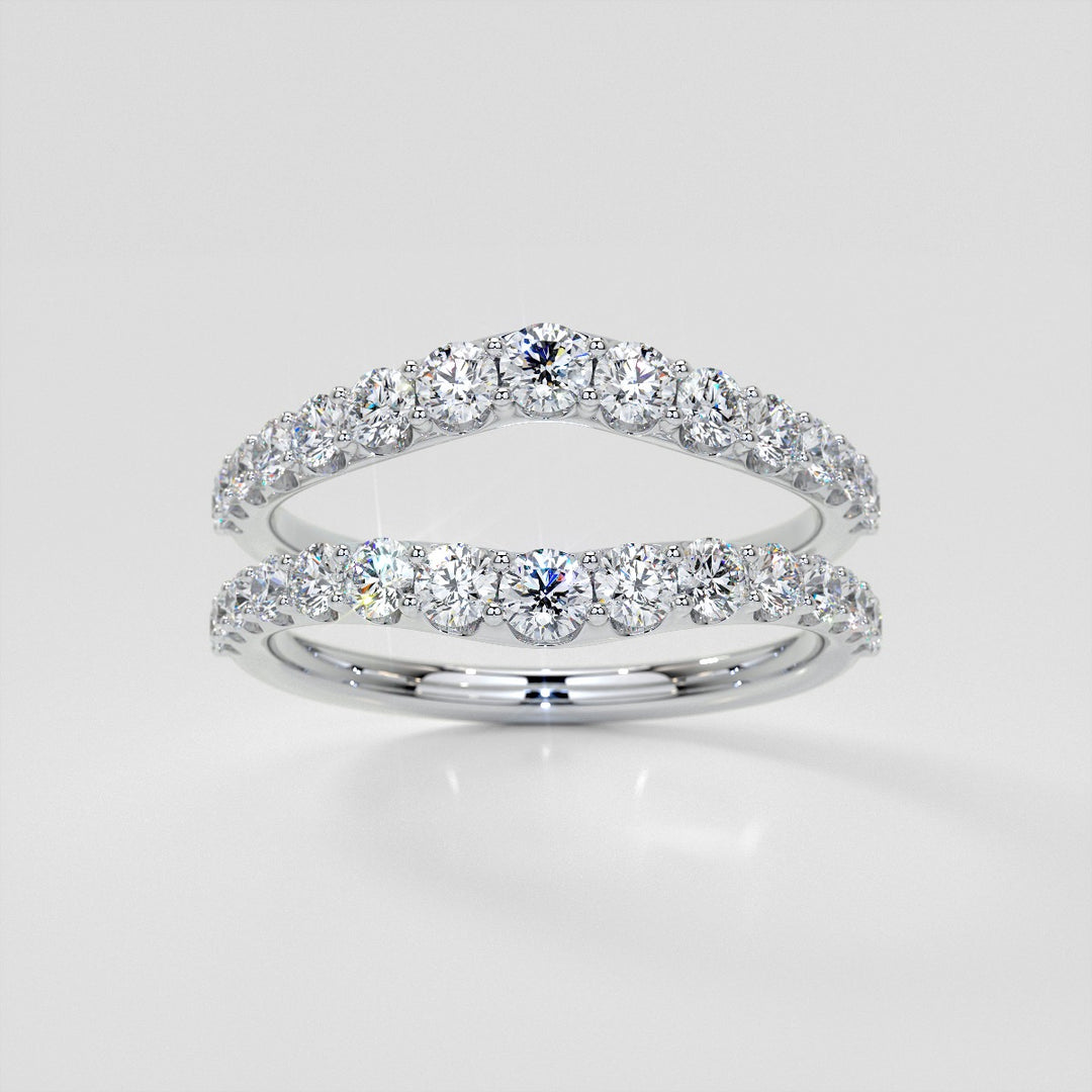 ½ CTW Lab Grown Diamond Graceful Cascade Band