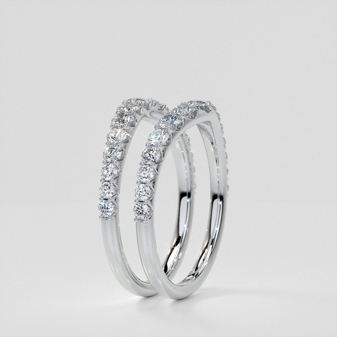 ½ CTW Lab Grown Diamond Graceful Cascade Band