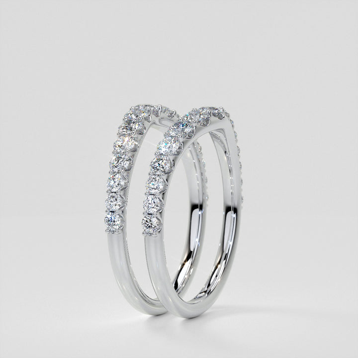 ½ CTW Lab Grown Diamond Graceful Cascade Band