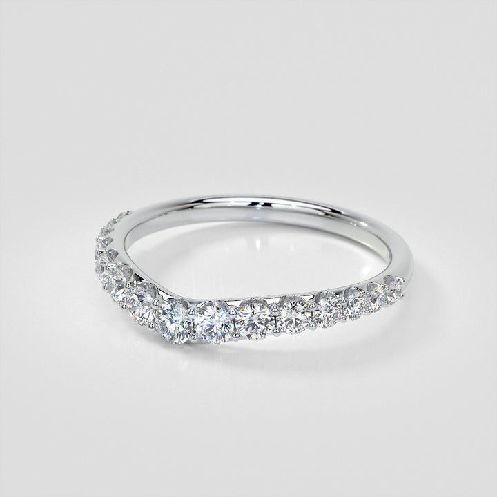 ½ CTW Lab Grown Diamond Graceful Cascade Band