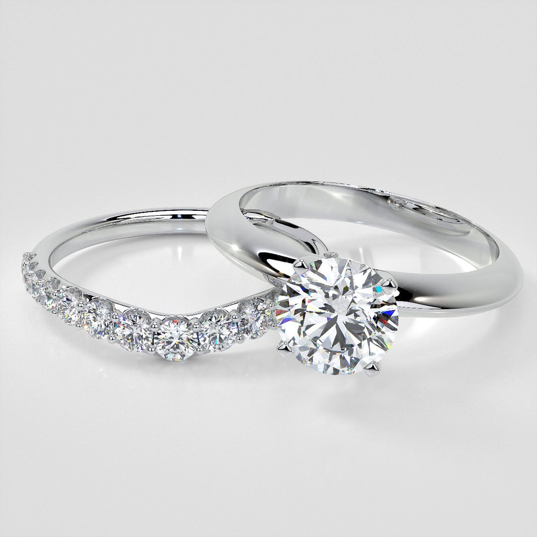 ½ CTW Lab Grown Diamond Graceful Cascade Band