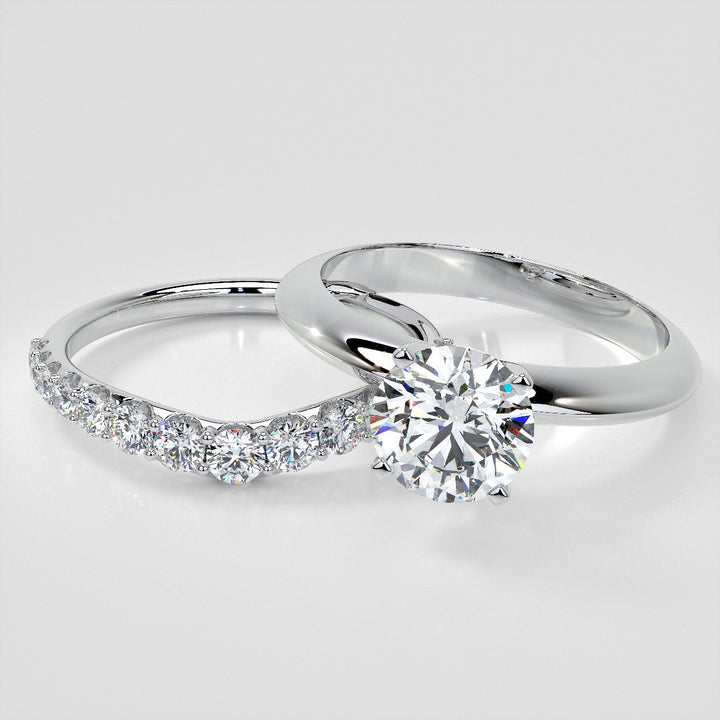½ CTW Lab Grown Diamond Graceful Cascade Band