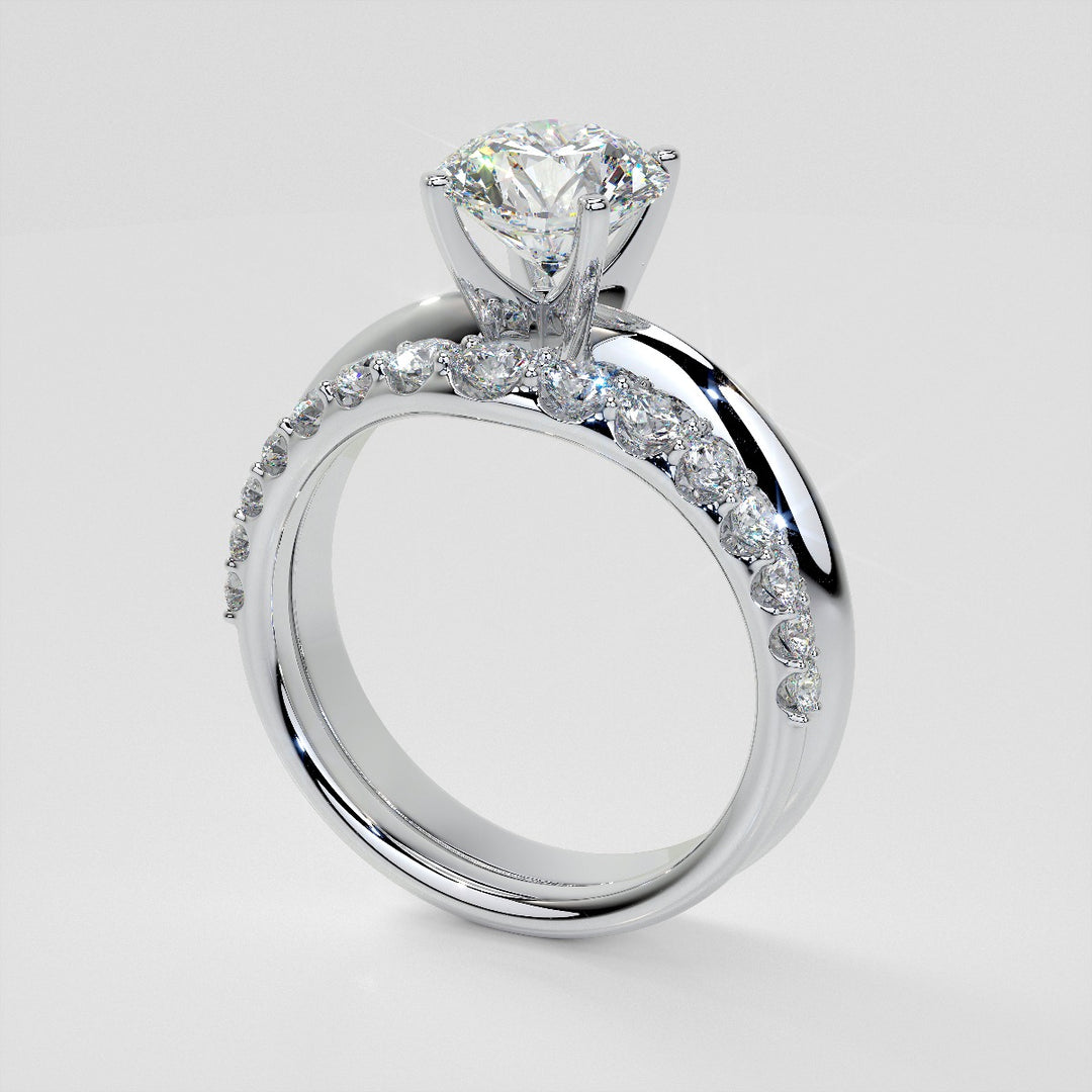 ½ CTW Lab Grown Diamond Graceful Cascade Band