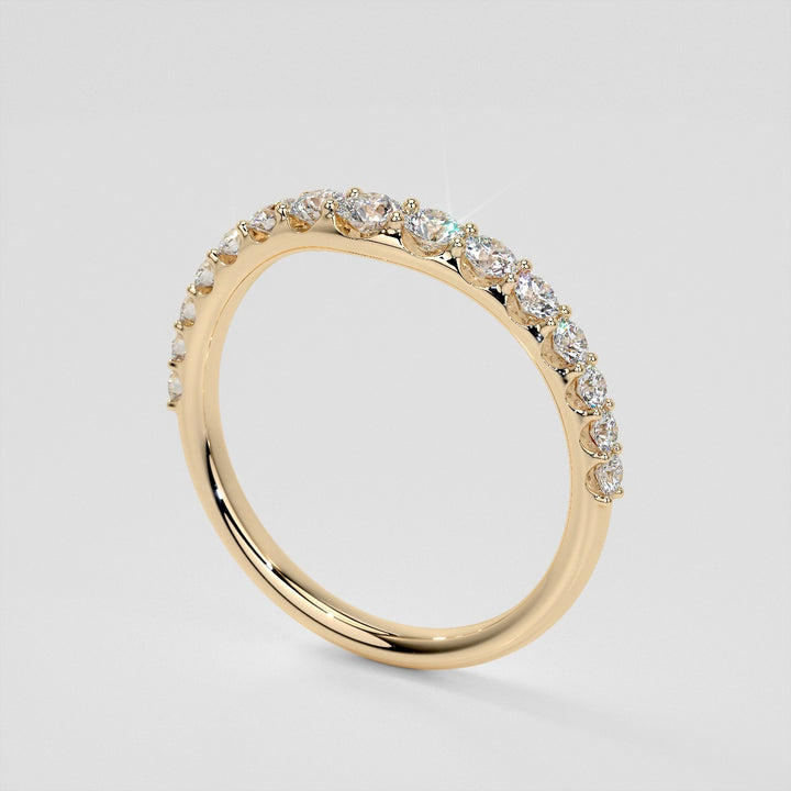 ½ CTW Lab Grown Diamond Graceful Cascade Band