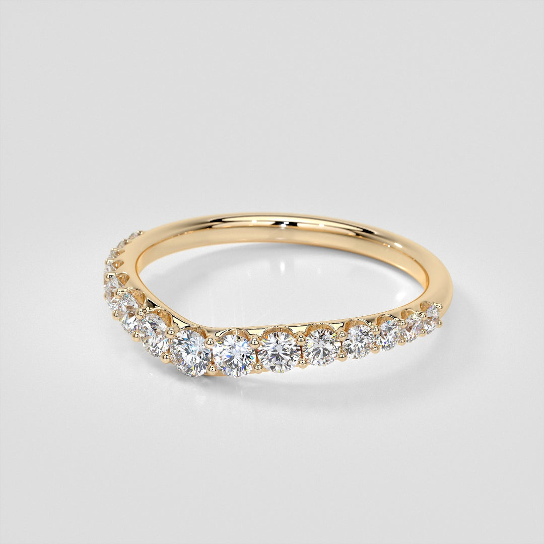 ½ CTW Lab Grown Diamond Graceful Cascade Band