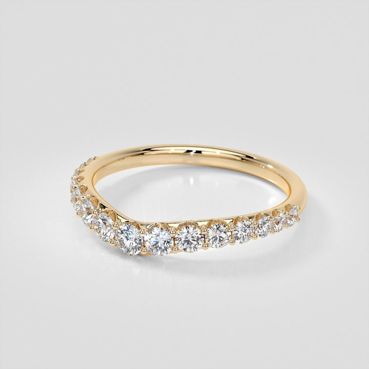 ½ CTW Lab Grown Diamond Graceful Cascade Band