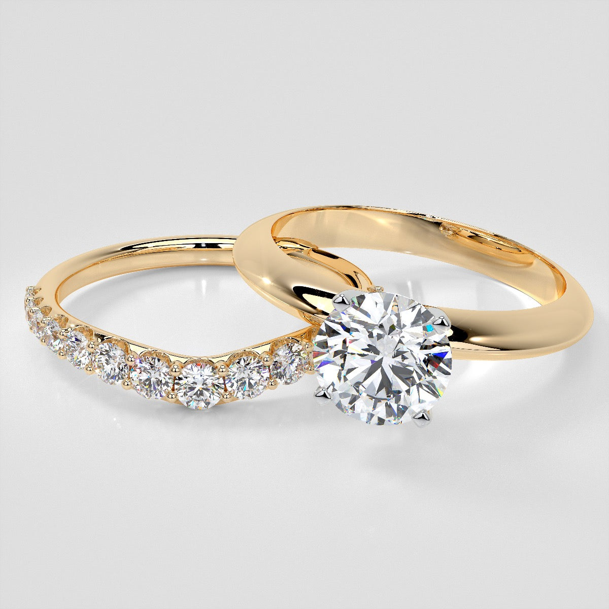 ½ CTW Lab Grown Diamond Graceful Cascade Band