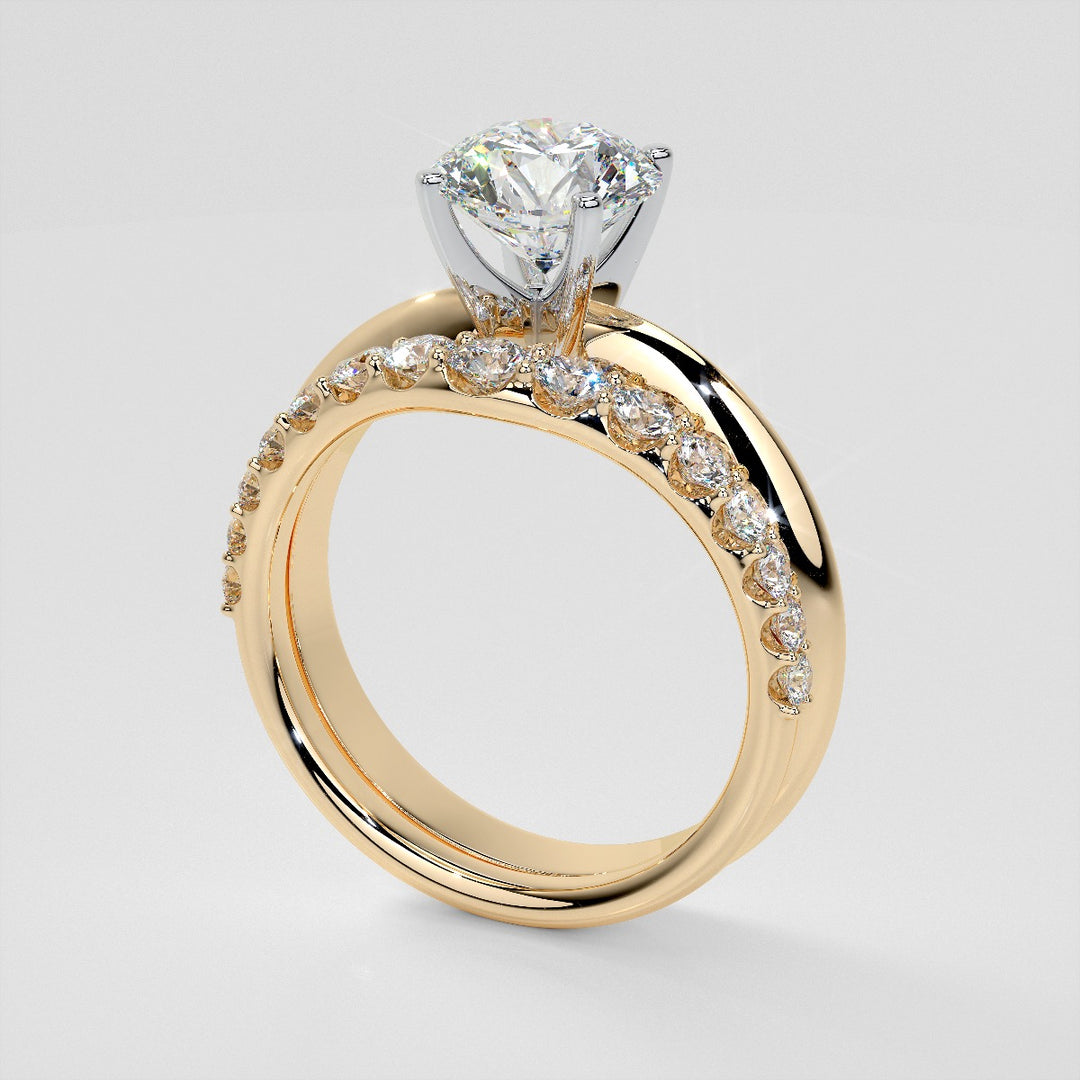 ½ CTW Lab Grown Diamond Graceful Cascade Band