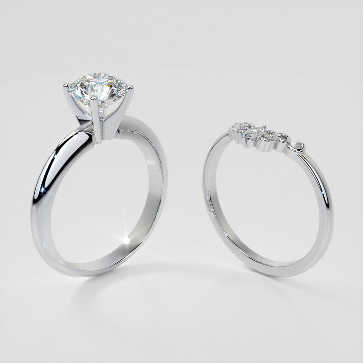 Lab Grown Diamond Marquise Crown Contour Band .07CTW