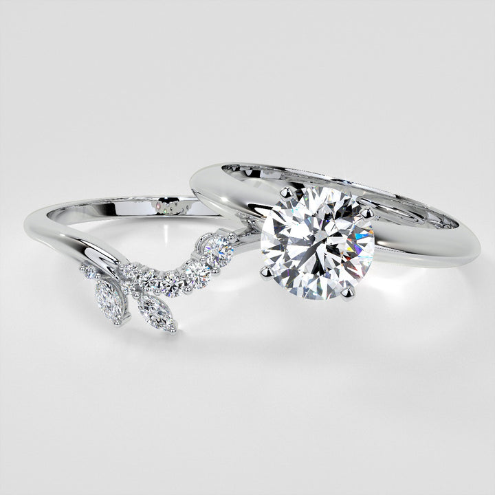 1/5 CTW Lab Grown Diamond Feathered Arc Contour Band Enhancer