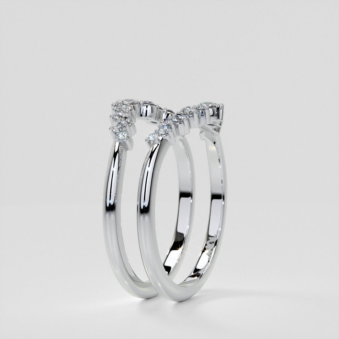 1/6 CTW Lab Grown Diamond Contour Band