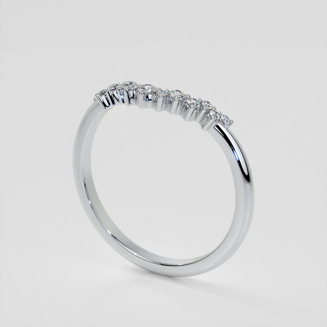 1/6 CTW Lab Grown Diamond Contour Band