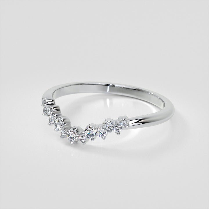 1/6 CTW Lab Grown Diamond Contour Band