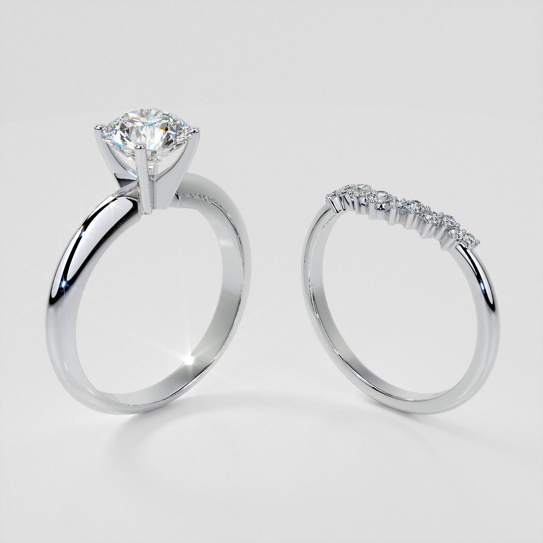 1/6 CTW Lab Grown Diamond Contour Band