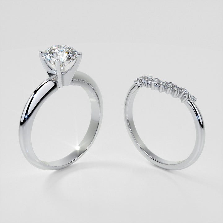 1/6 CTW Lab Grown Diamond Contour Band