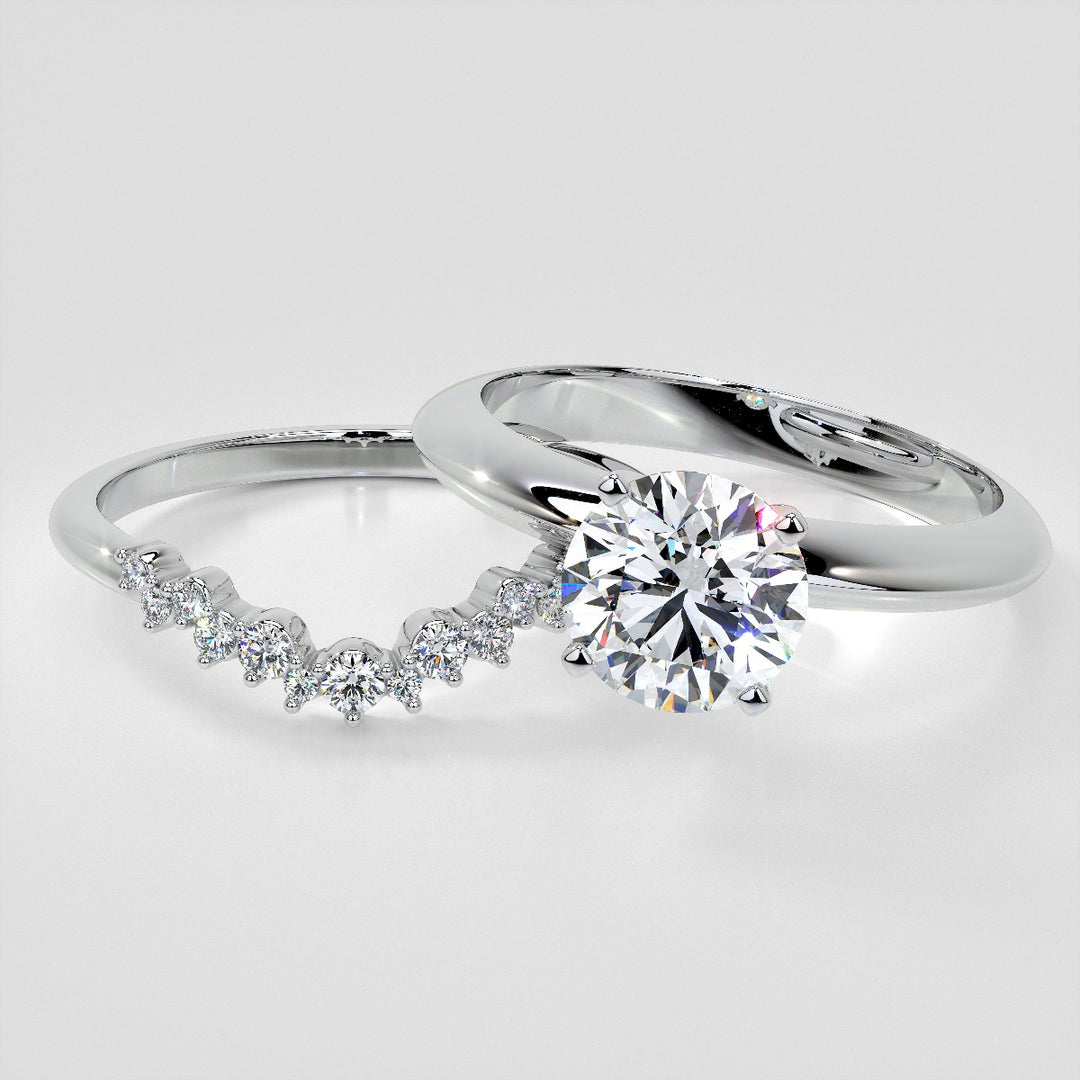 1/6 CTW Lab Grown Diamond Contour Band