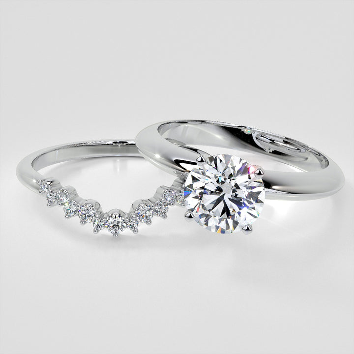 1/6 CTW Lab Grown Diamond Contour Band