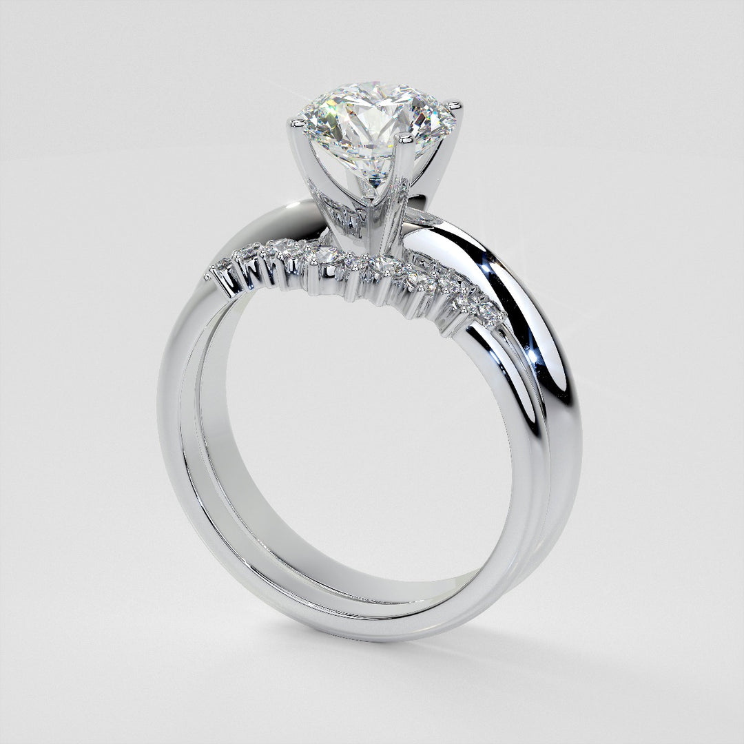 1/6 CTW Lab Grown Diamond Contour Band