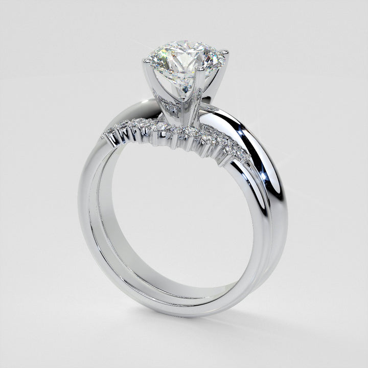 1/6 CTW Lab Grown Diamond Contour Band