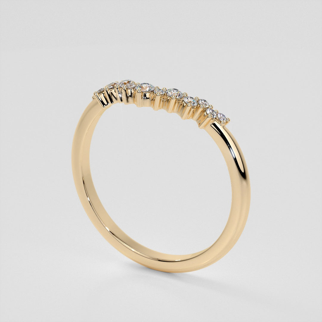 1/6 CTW Lab Grown Diamond Contour Band