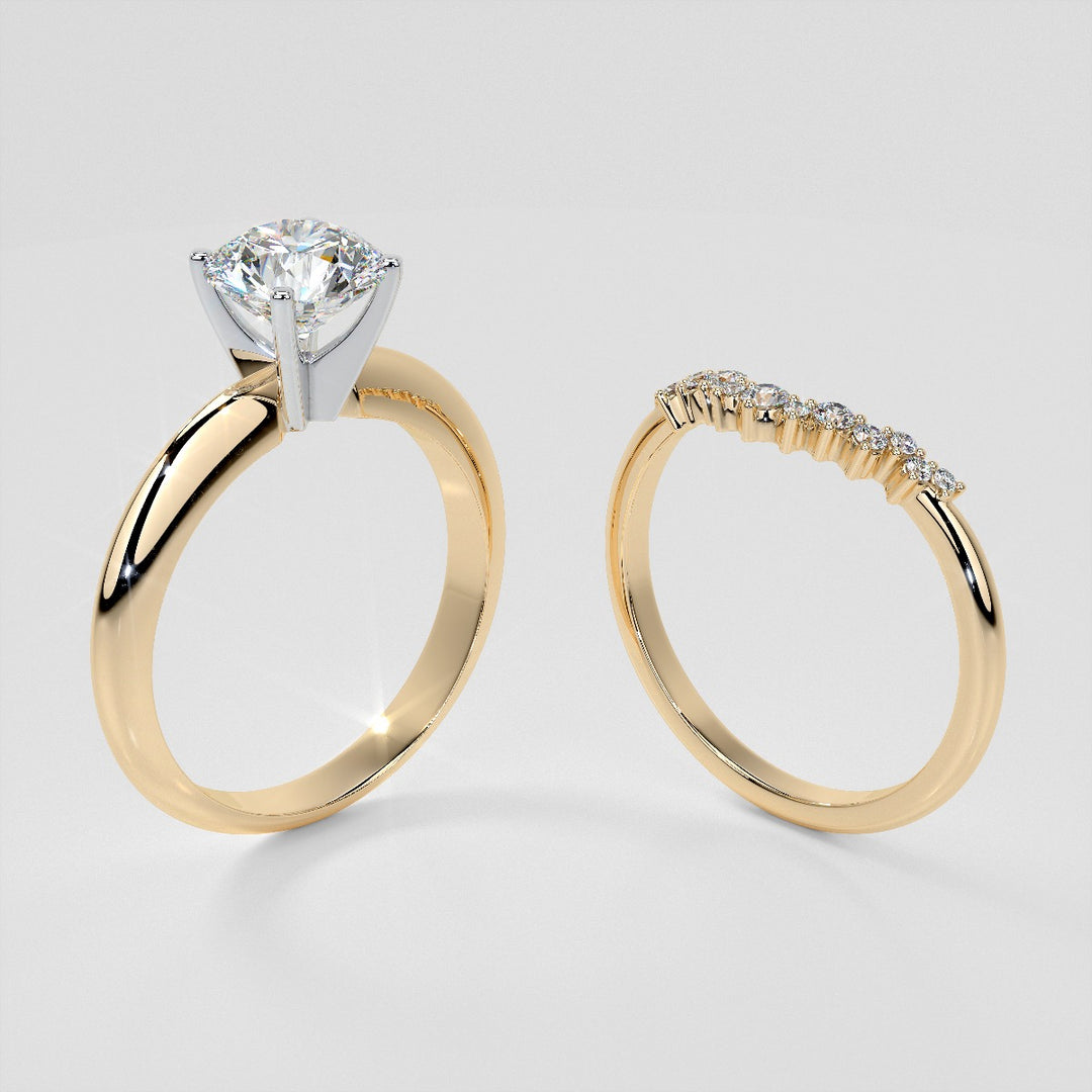 1/6 CTW Lab Grown Diamond Contour Band