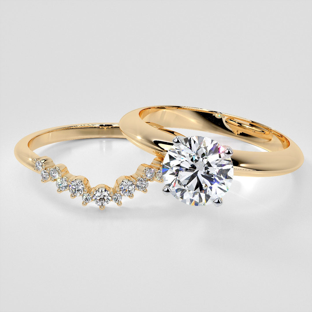 1/6 CTW Lab Grown Diamond Contour Band