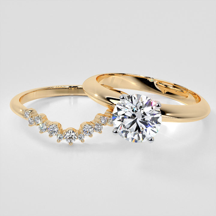 1/6 CTW Lab Grown Diamond Contour Band