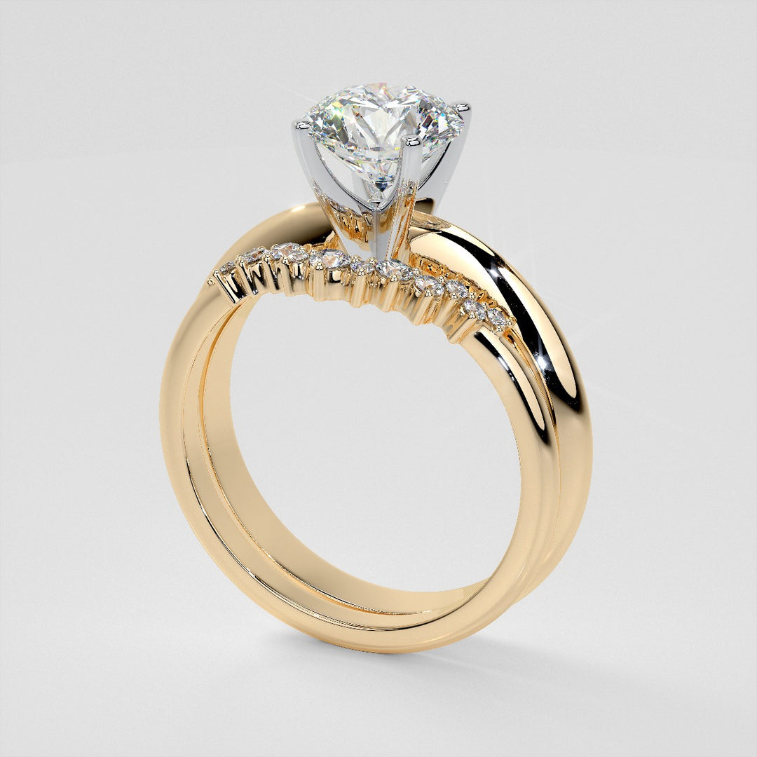 1/6 CTW Lab Grown Diamond Contour Band