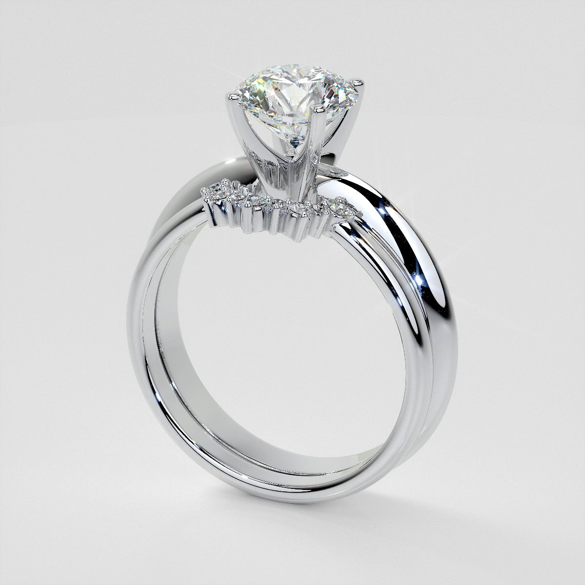 Lab Grown Diamond Celestial Embrace Band .07 CTW