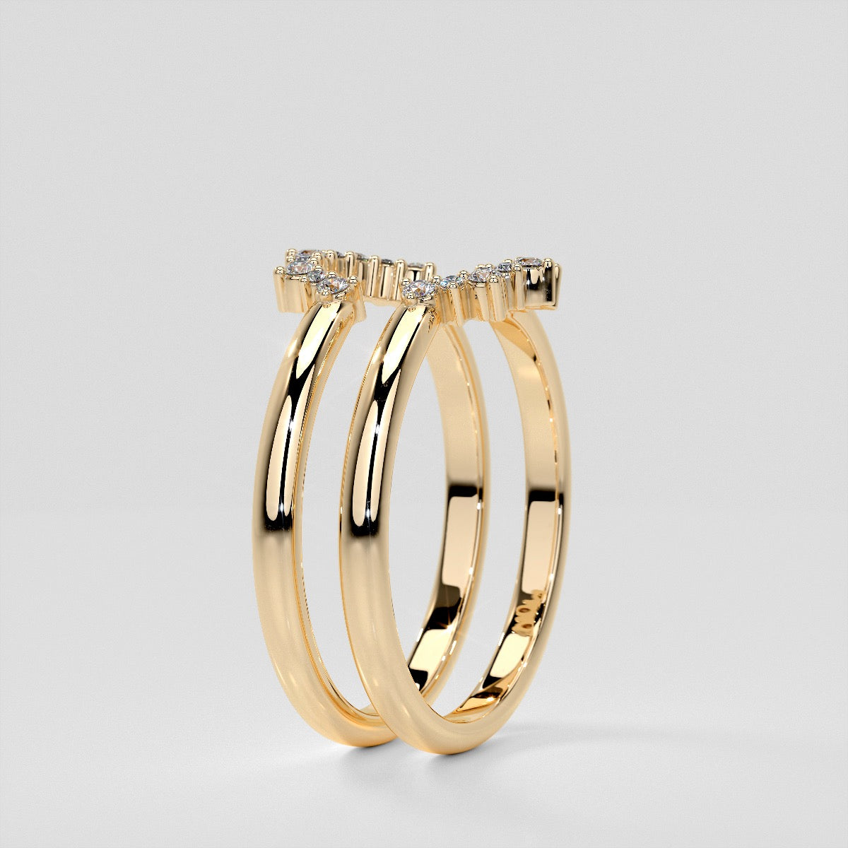 Lab Grown Diamond Celestial Embrace Band .07 CTW
